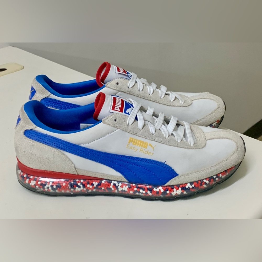 Men’s 9 Puma Easy Rider Limited Edition Skeleton Transparent Cushion Sole Shoes